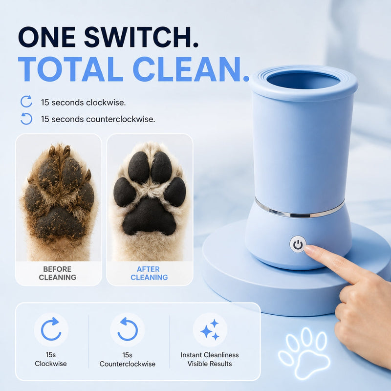 PawClean™ - Automatic Pet Paw Cleaner