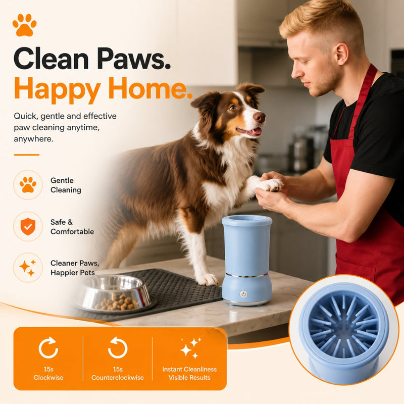 PawClean™ - Automatic Pet Paw Cleaner
